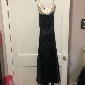 Stunning Black and White Gown